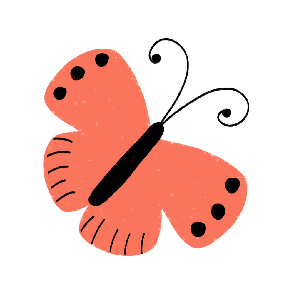Salmon Butterfly