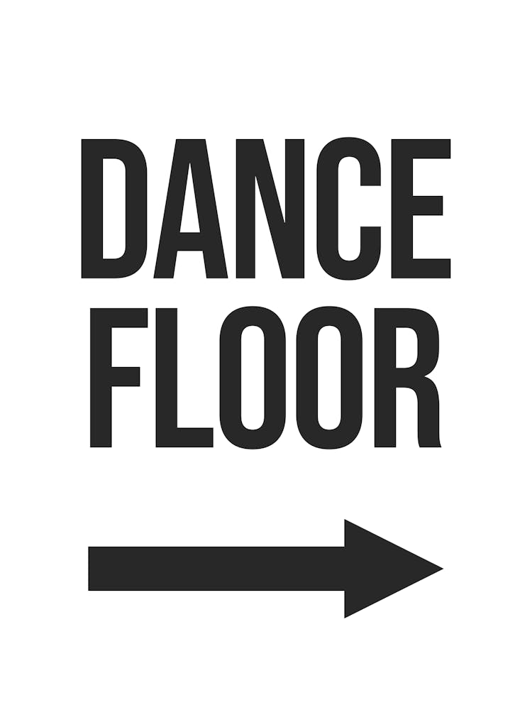 Dance Floor Right Arrow, mood, vibes, home, kitchen, decor, party, cool, cute, dance, happy, preppy, y2k, aesthetic