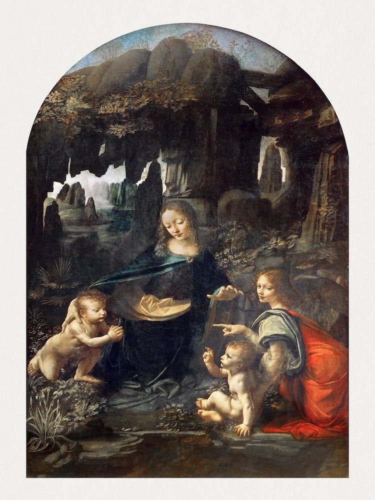 Virgin Of The Rocks, Leonardo Da Vinci