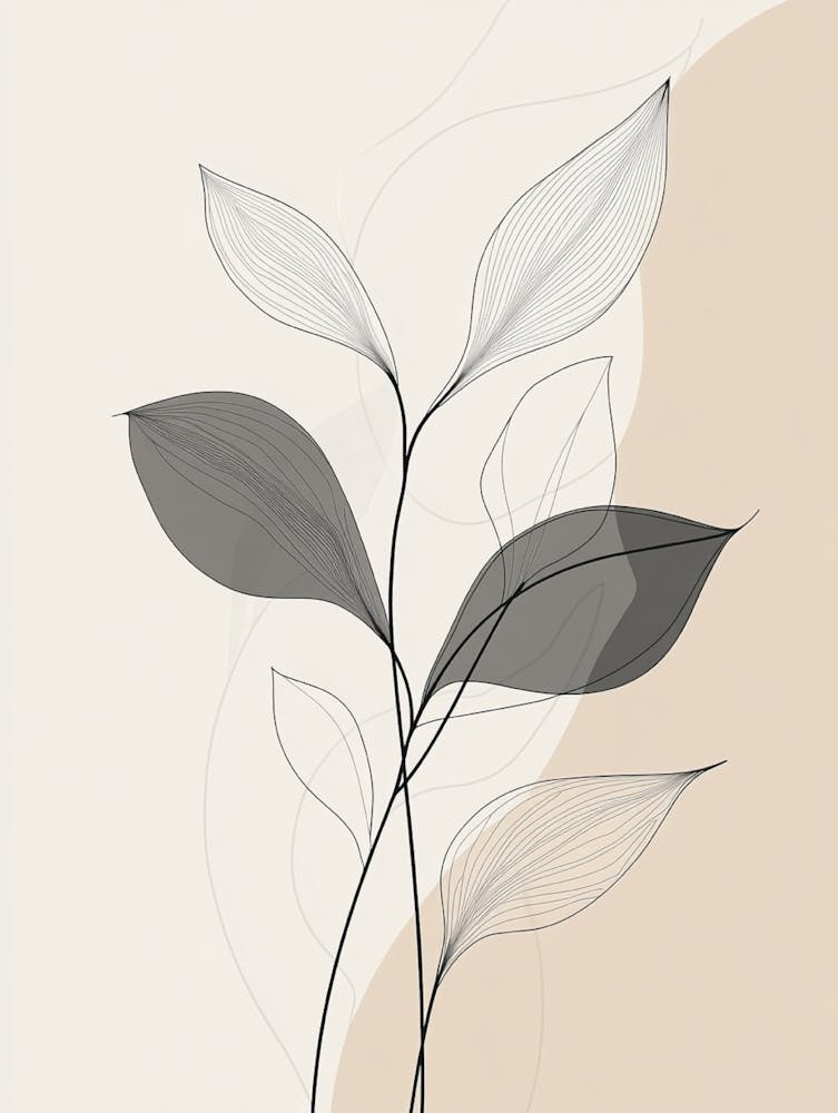 Abstract Leaves 10