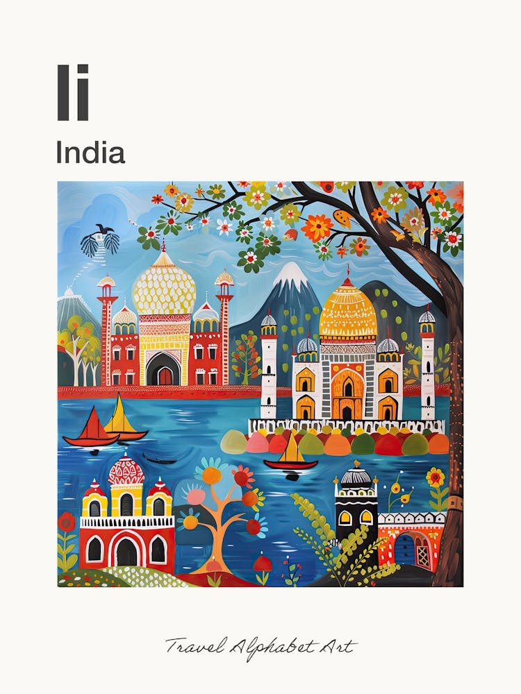 Kinder Reisealphabet Indien 3