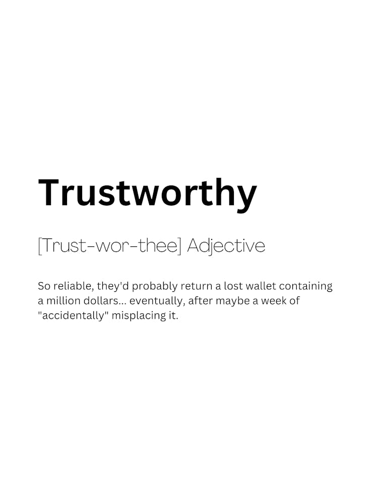 Trustworthy Definition Meaning