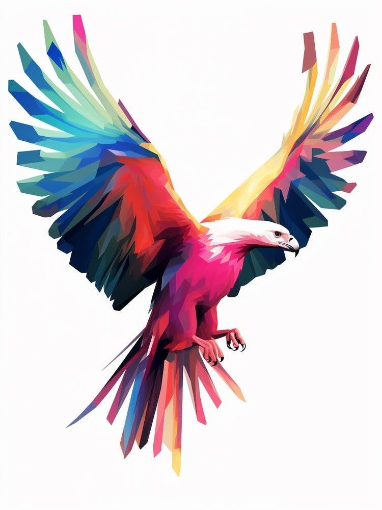 Colourful Geometric Bird Vulture 2
