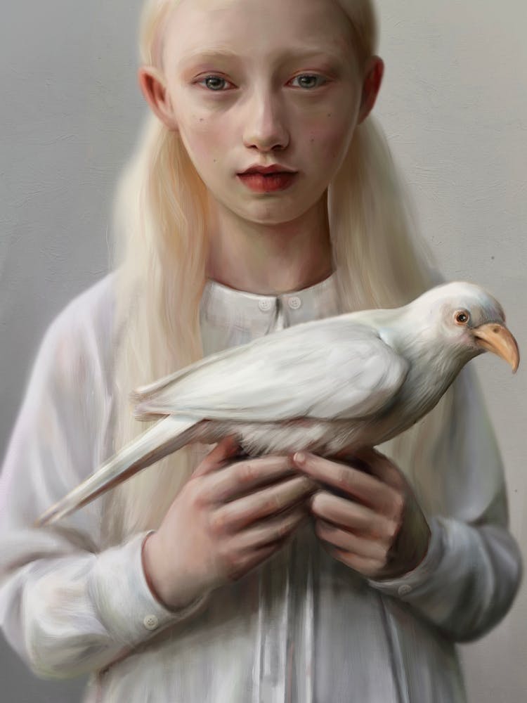 Girl With Bird