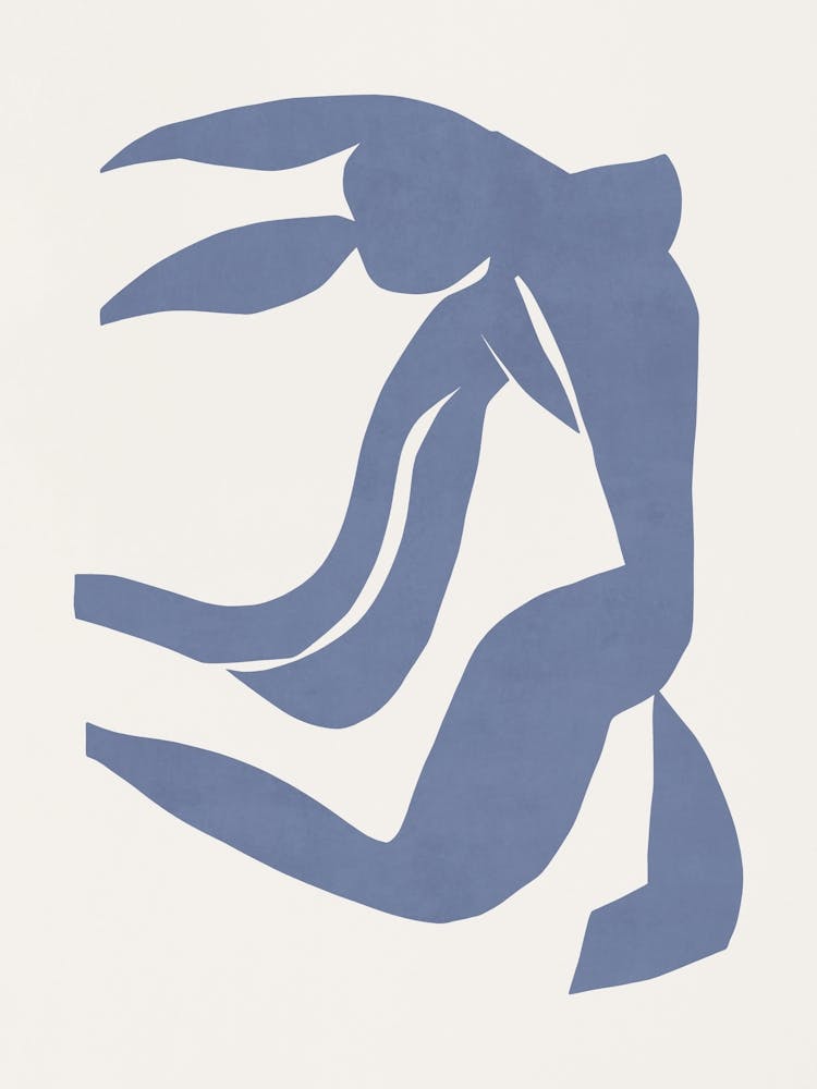 Inspired by Matisse - Blue Nude 02