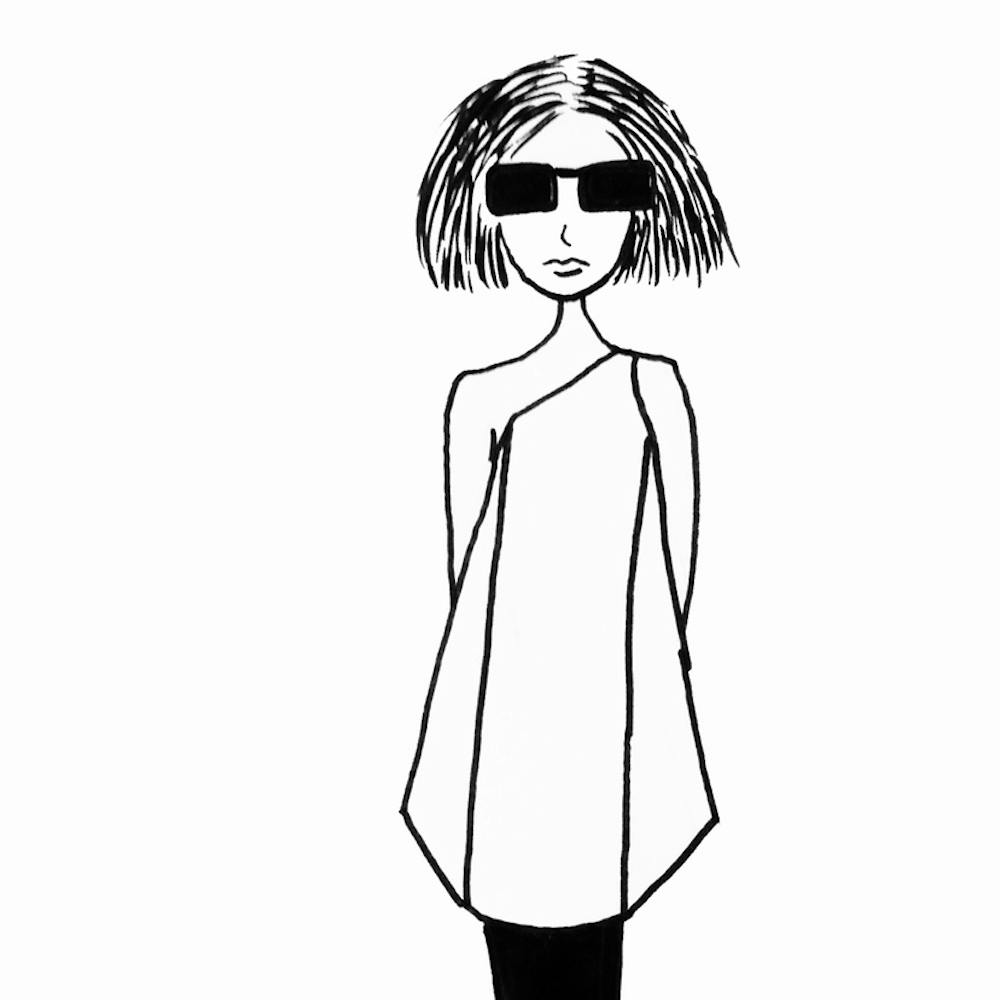 Staring girl