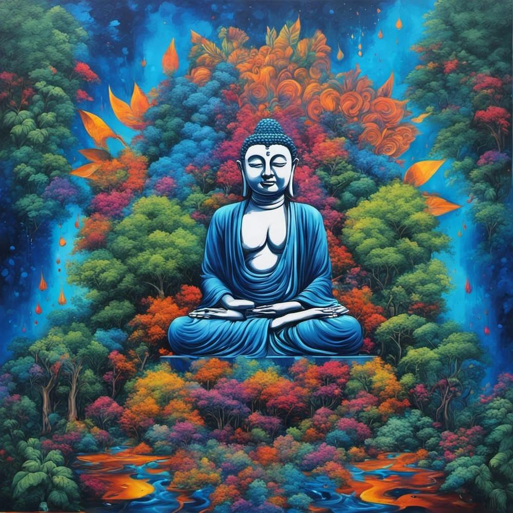 Buddha im Wald - Ananda