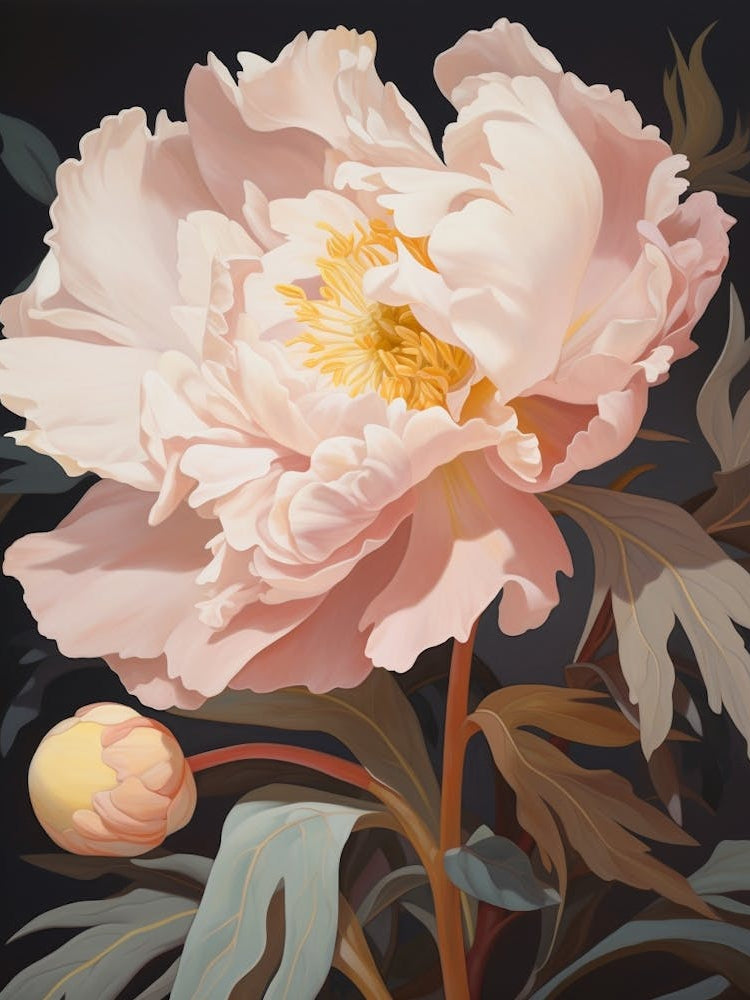 Peony 1 Flower Painting