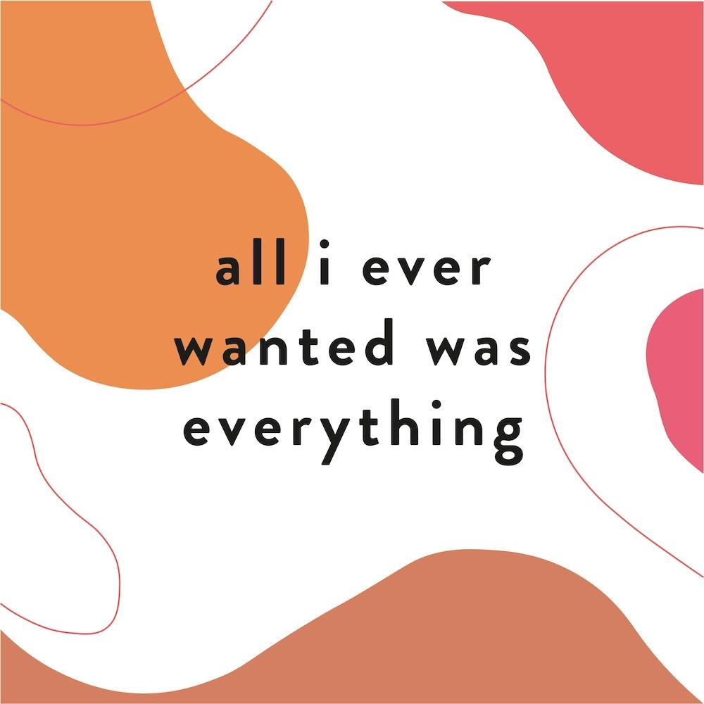 Everything Abstract Quote Square