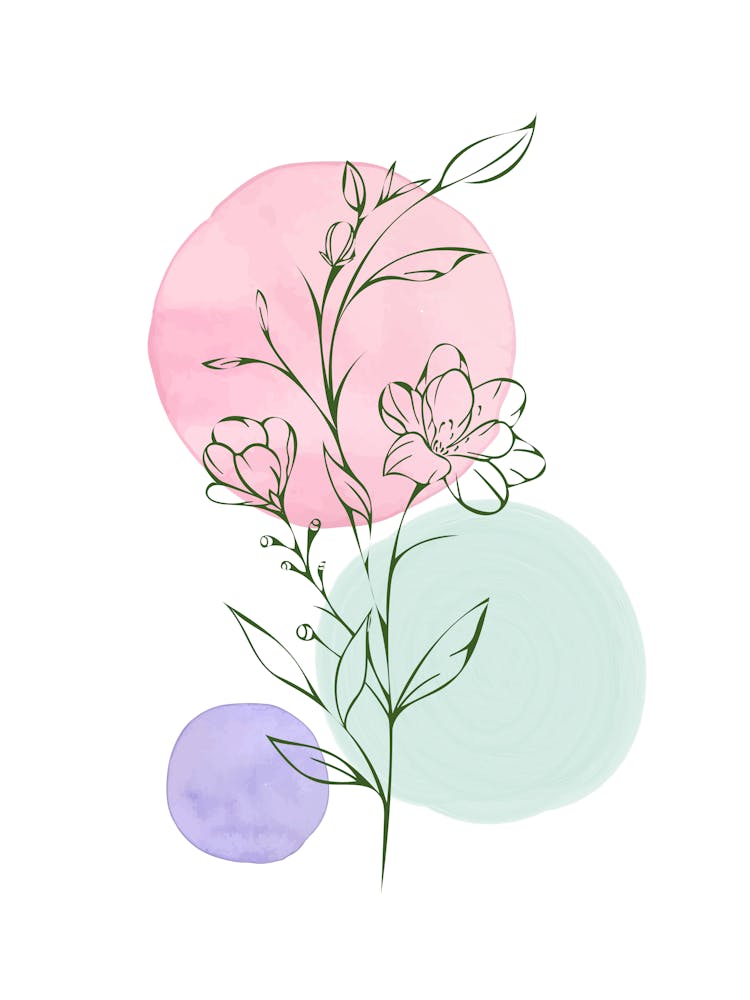 Watercolor Flowers 10