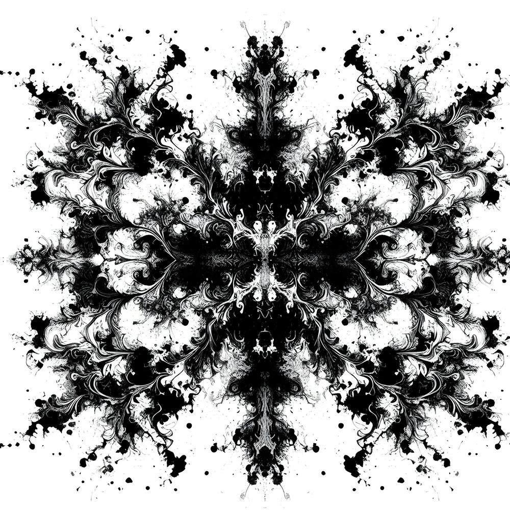 Ink Blot Elegance
