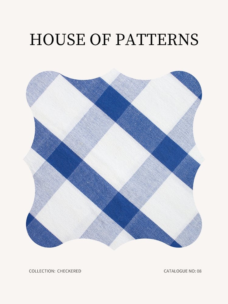 Checkered Pattern Poster 8