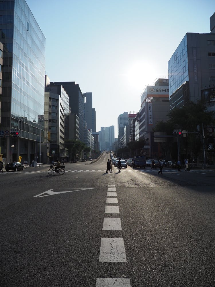 Empty Street In Tokyo