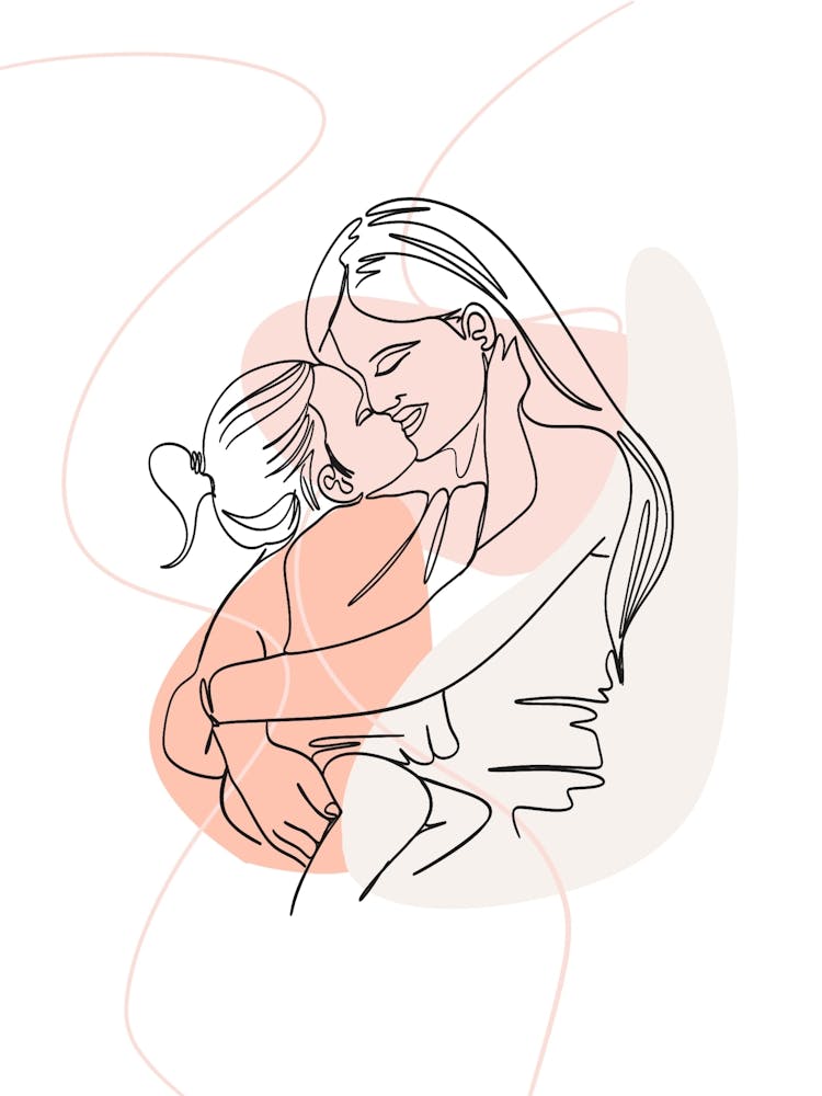 Mother Hugging Her Child Mothers day 1