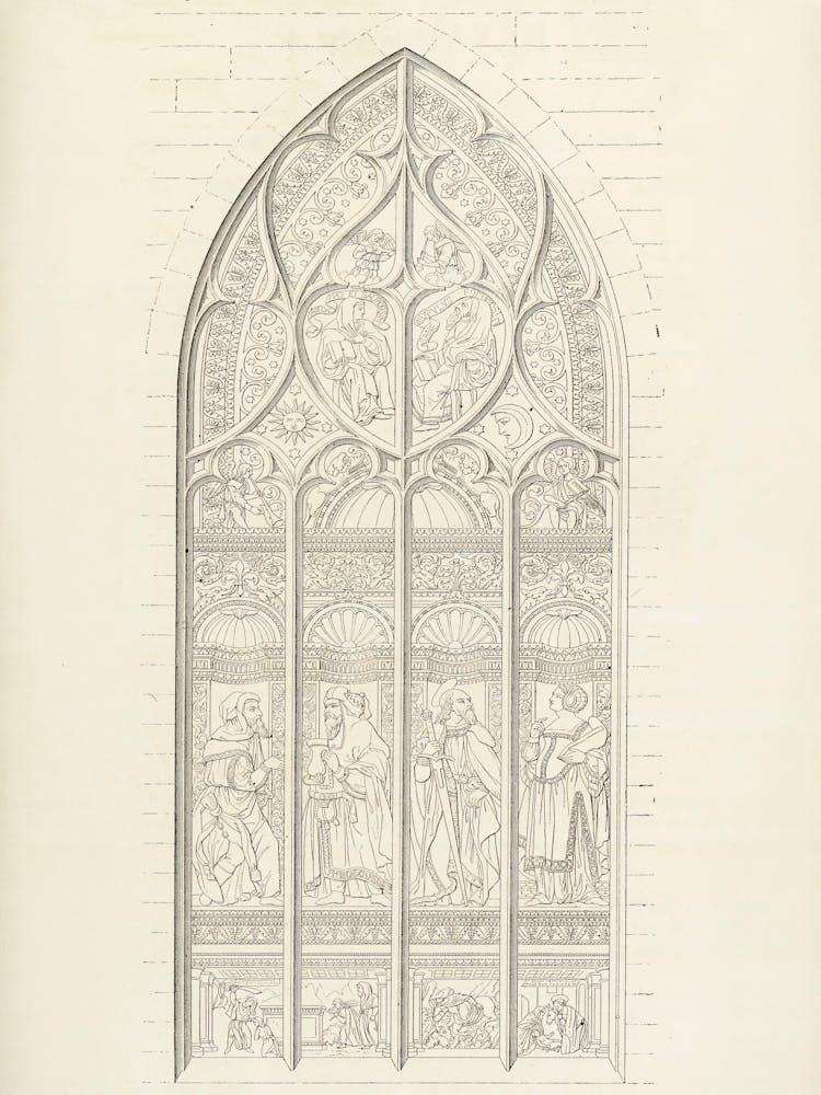 Ancient Architecture Illustration, Albert Racine 1