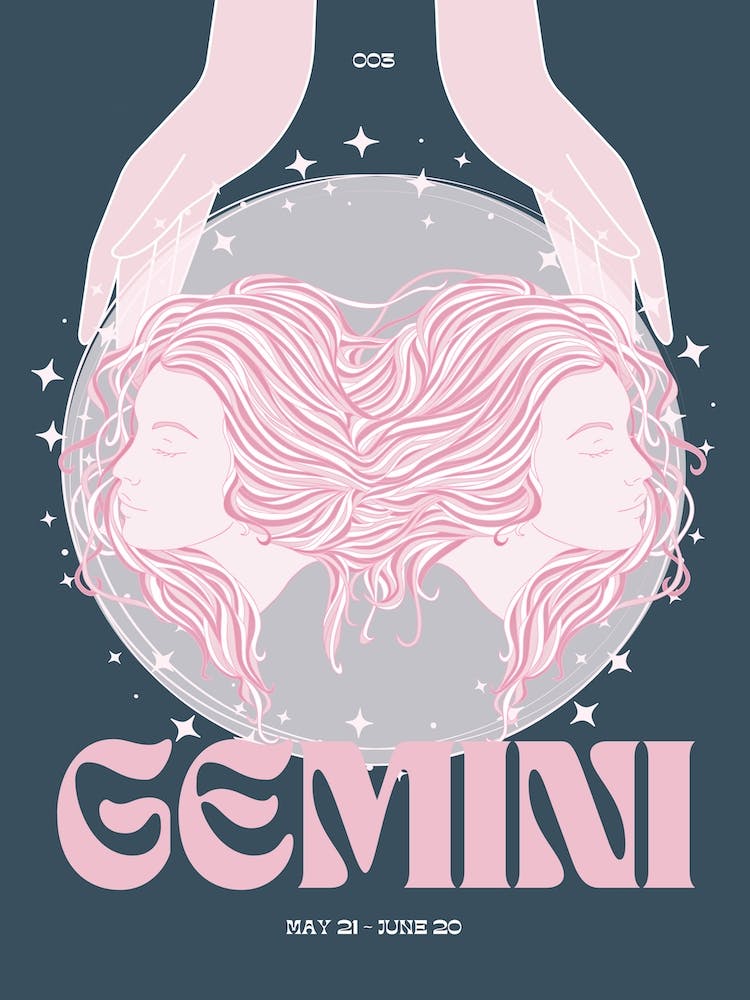 Navy Zodiac Gemini