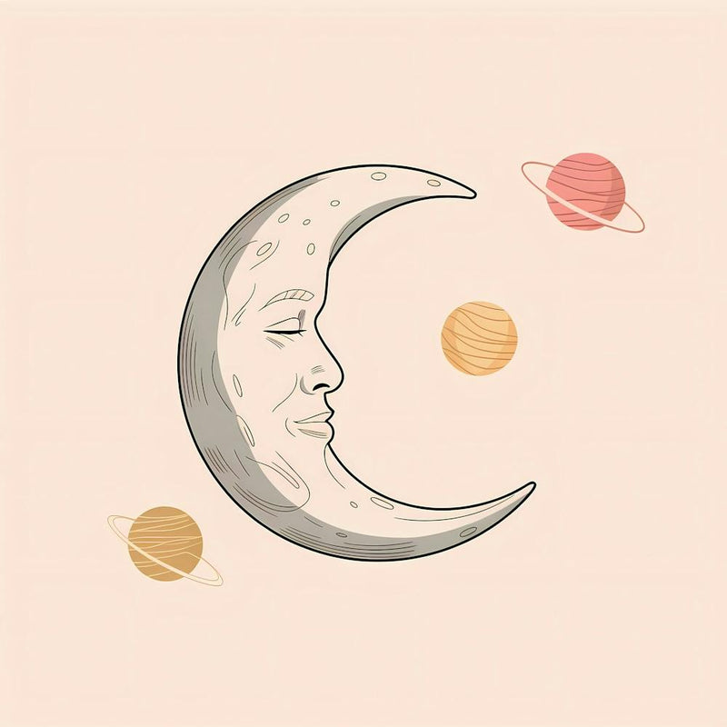 Moon And Planets
