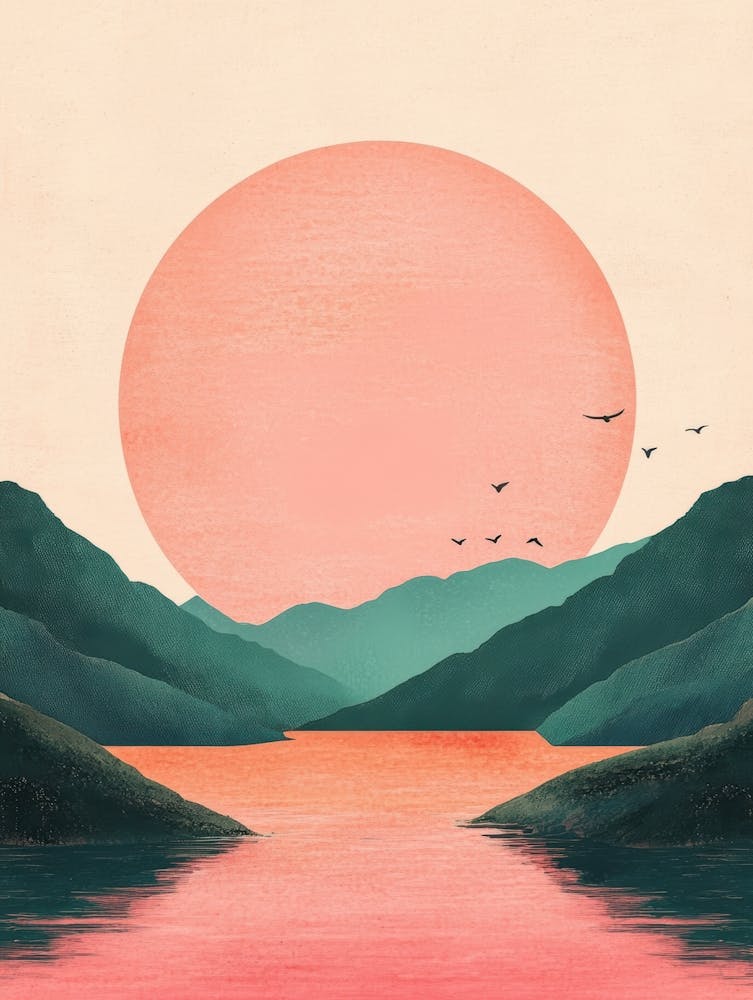Sunset In The Mountains 35