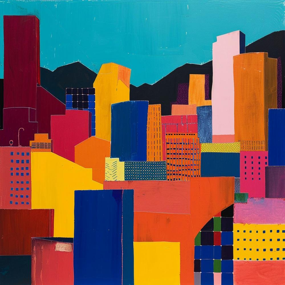 Abstract Travel Collection Santiago Chile