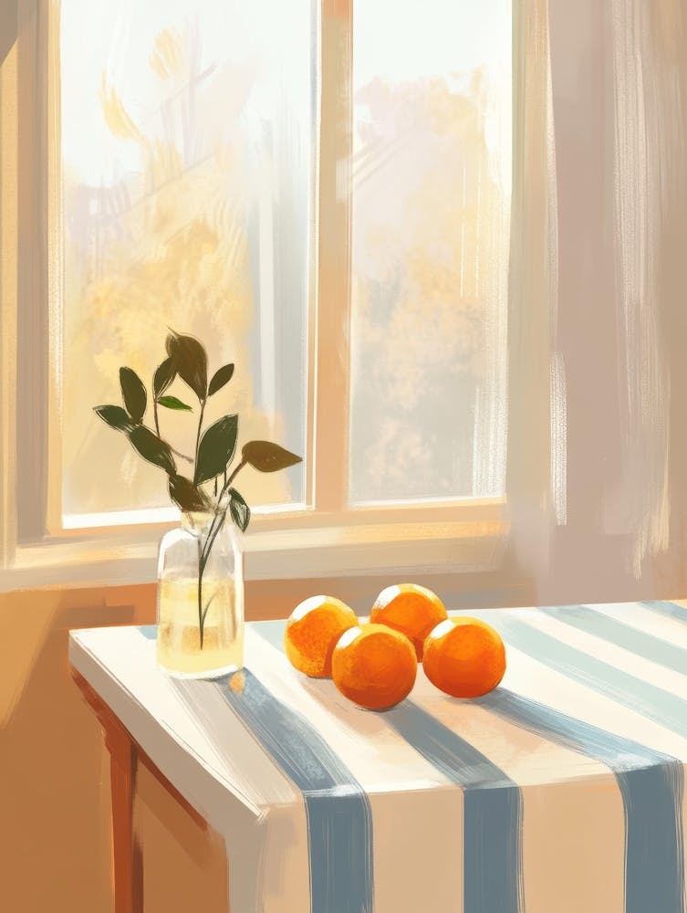 Still Life With Oranges 2
