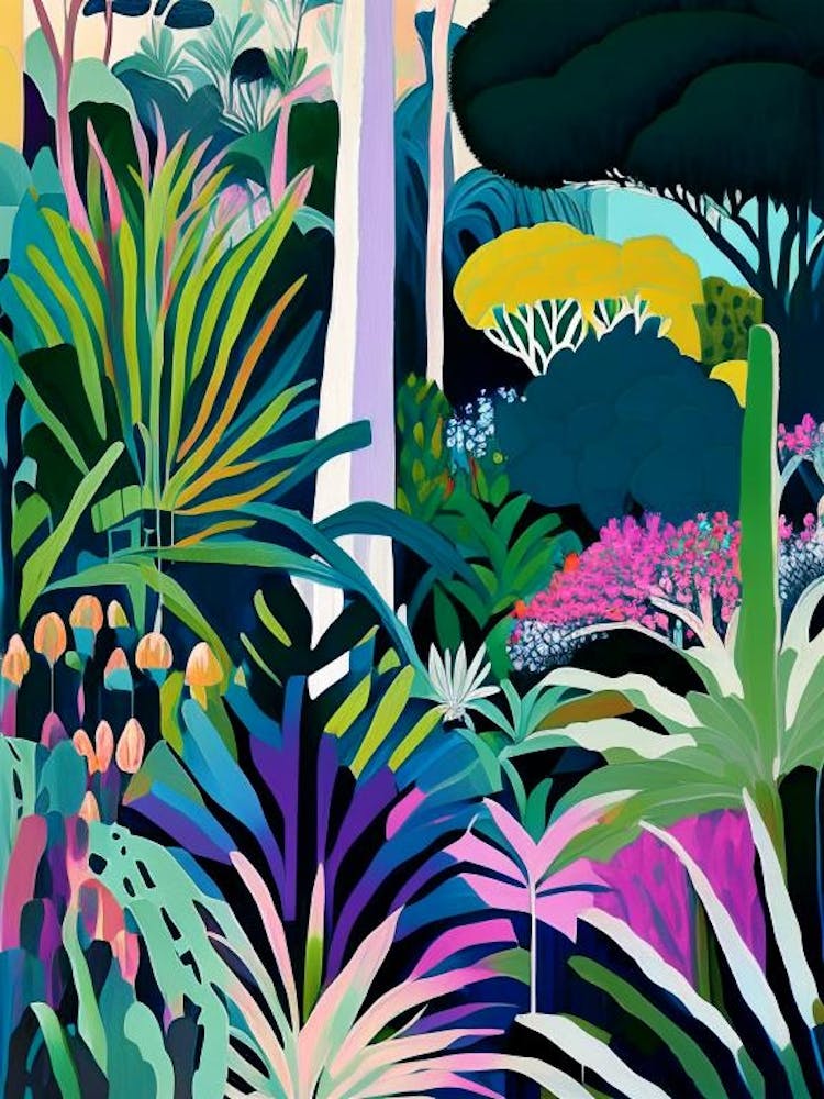 Kirstenbosch Botanical Gardens, 1, South Africa Abstract Still Life