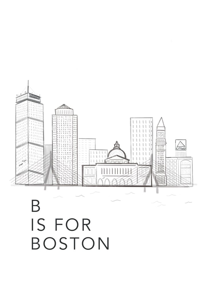 B steht für Boston