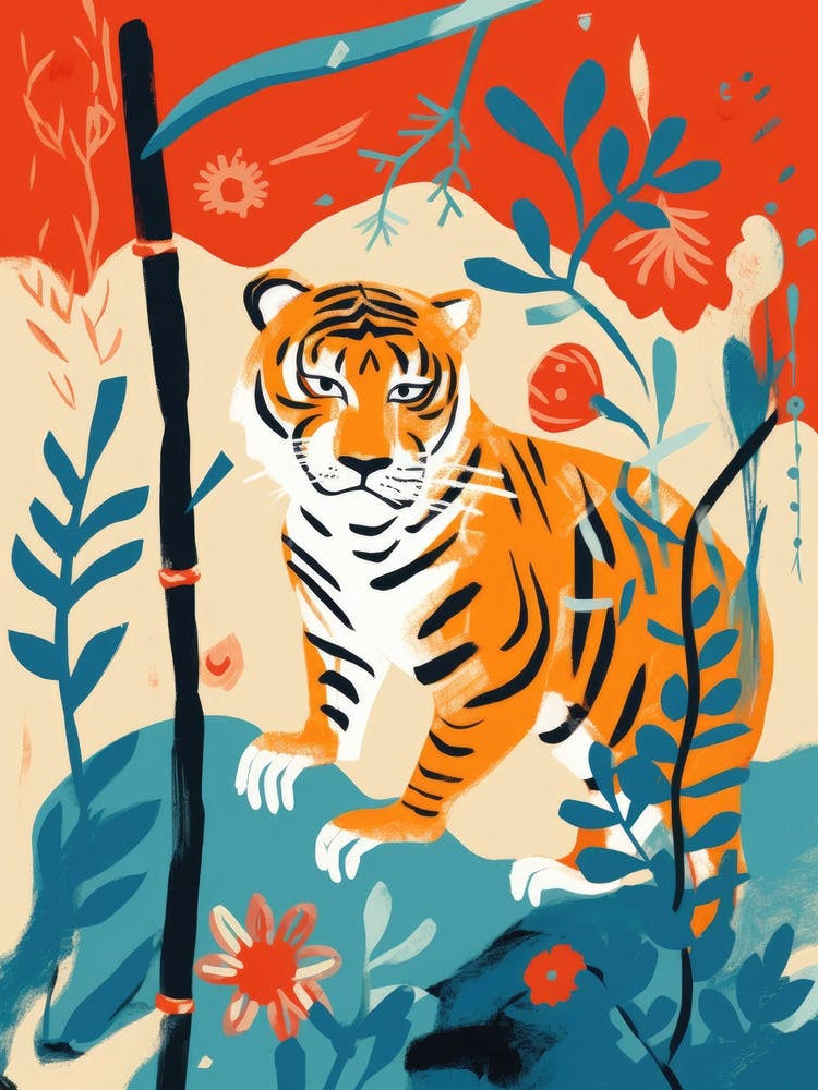 Tiger In The Jungle 27