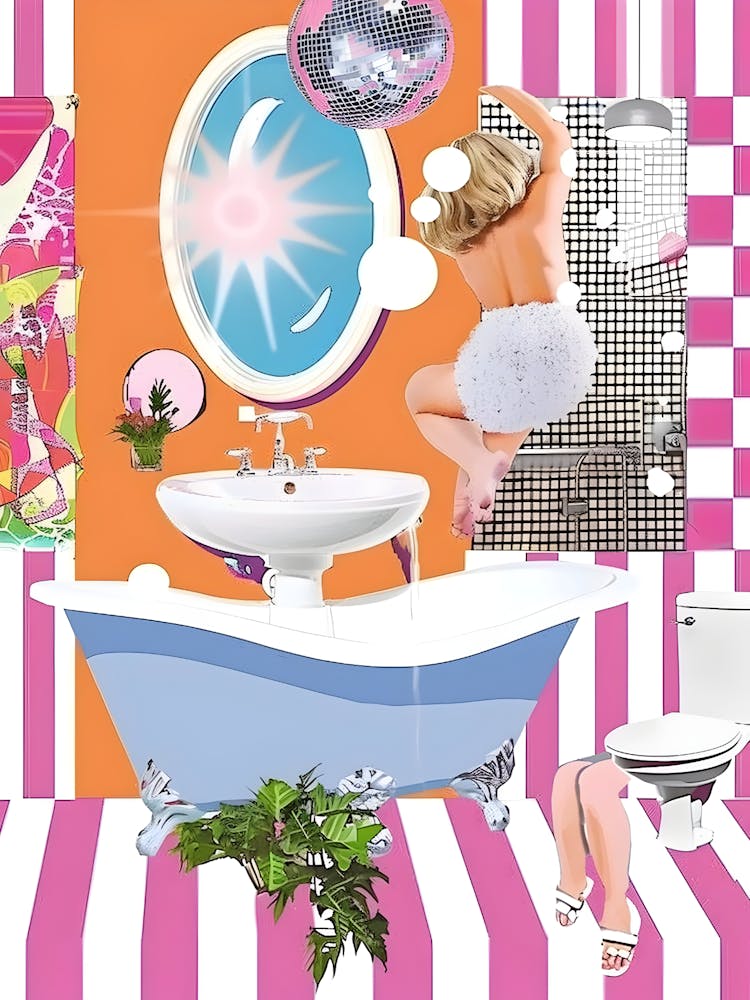 Pink Bathroom