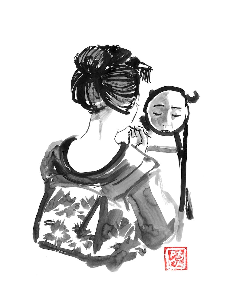 Gesiha In The Mirror