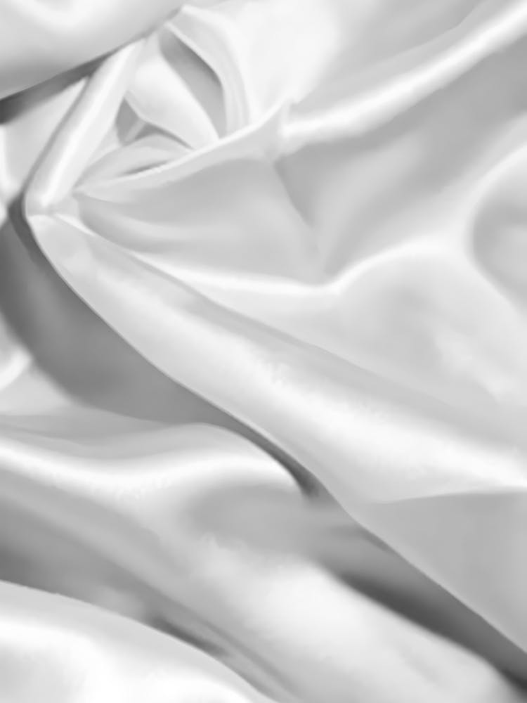 White Satin Fabric