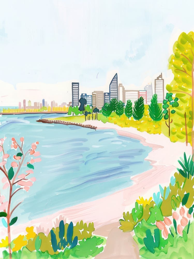 Travel Poster Happy Places Perth 2