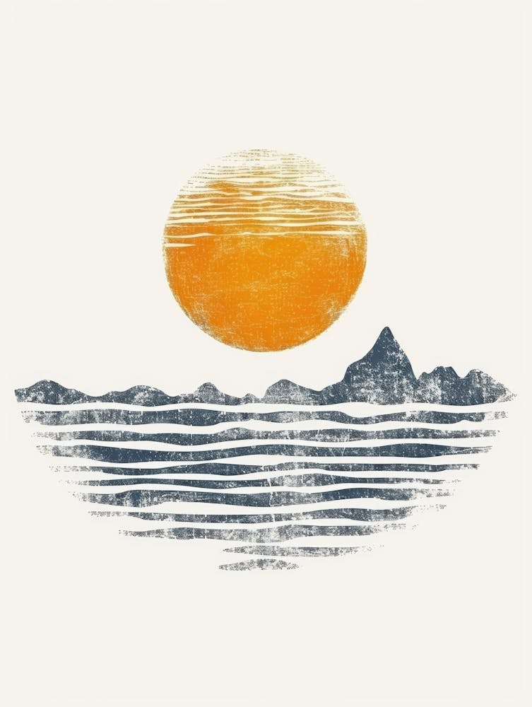 Sunset Over The Ocean 95