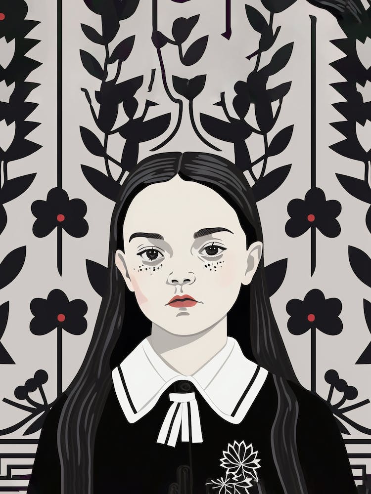 Wednesday Addams Portrait