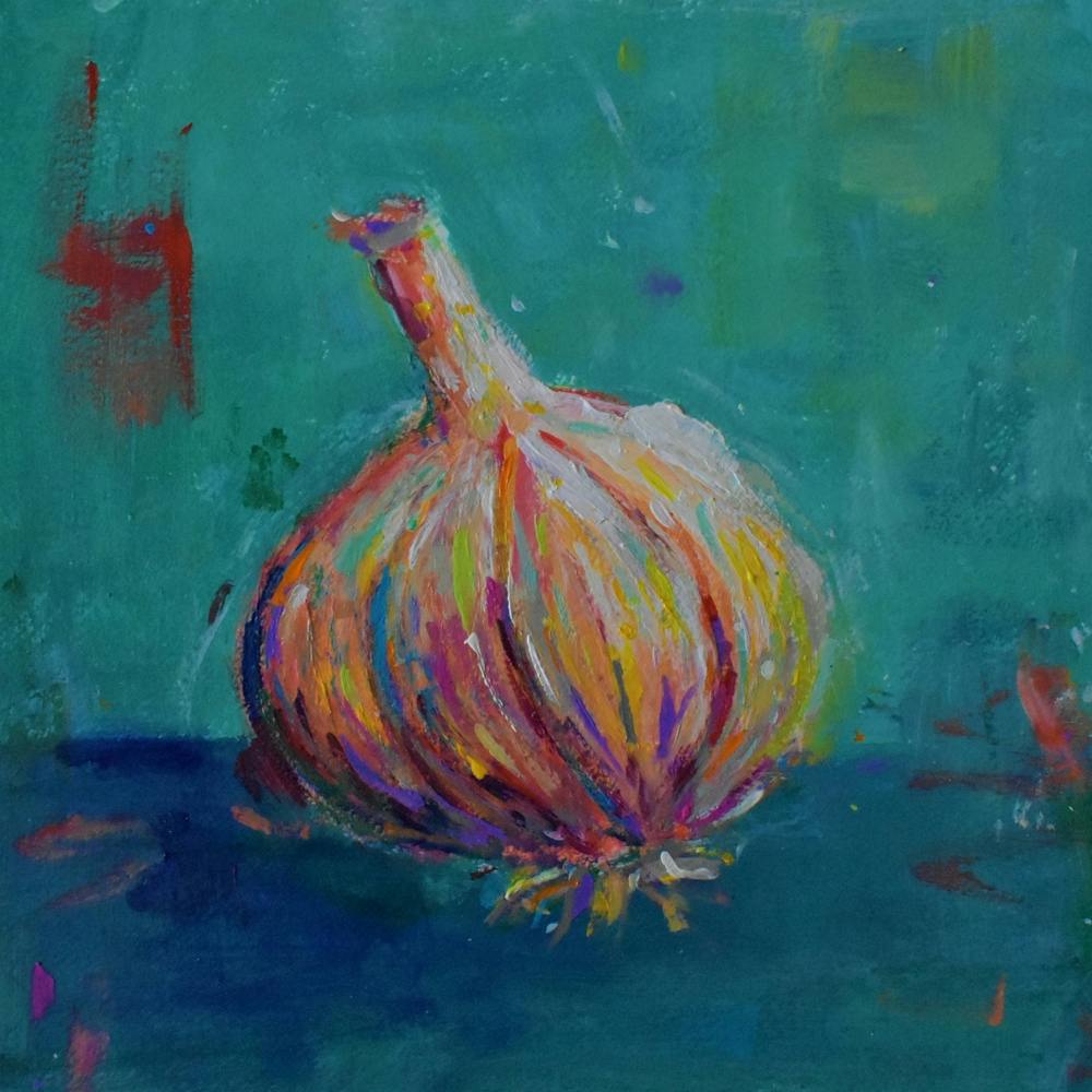 Garlic Bulb Square