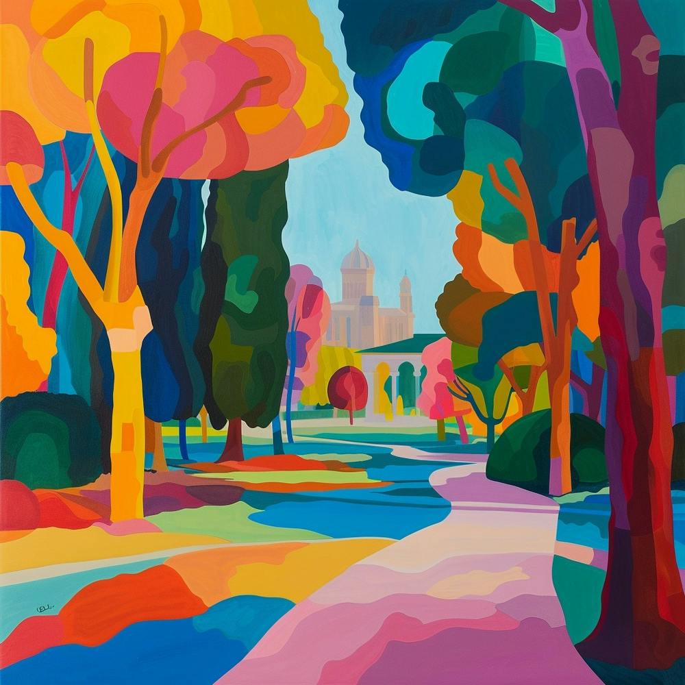 Abstract Park Collection Parc De La Ciutadella Barcelona 2