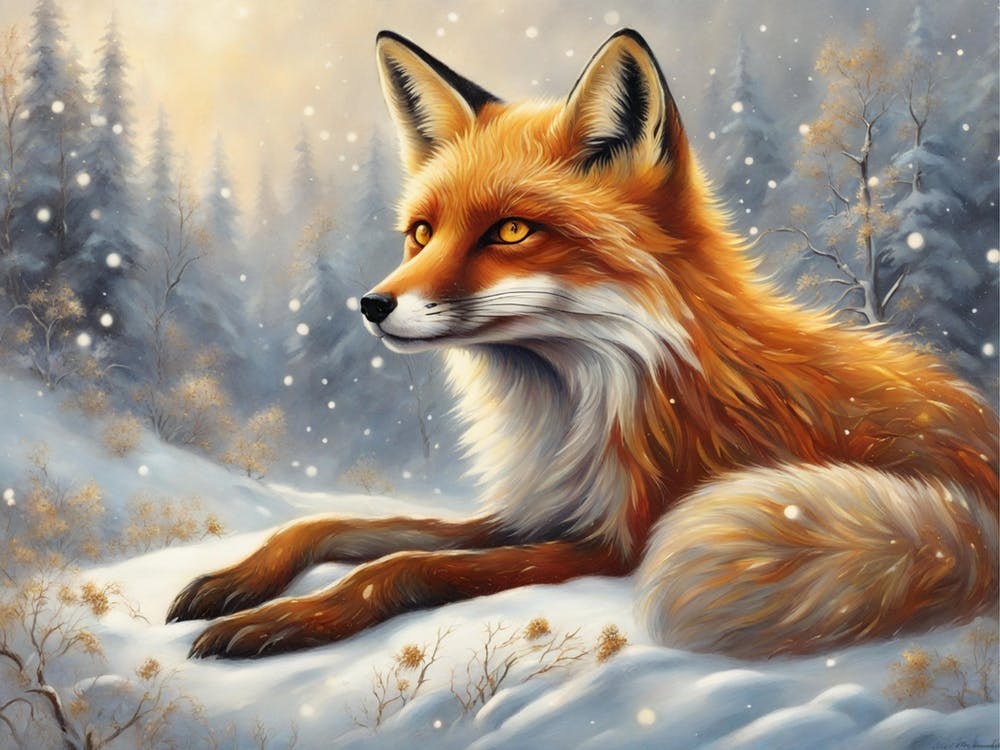 Majestic Winter Fox Page 3