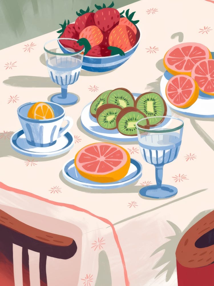 Citrus Breakfast Elegance