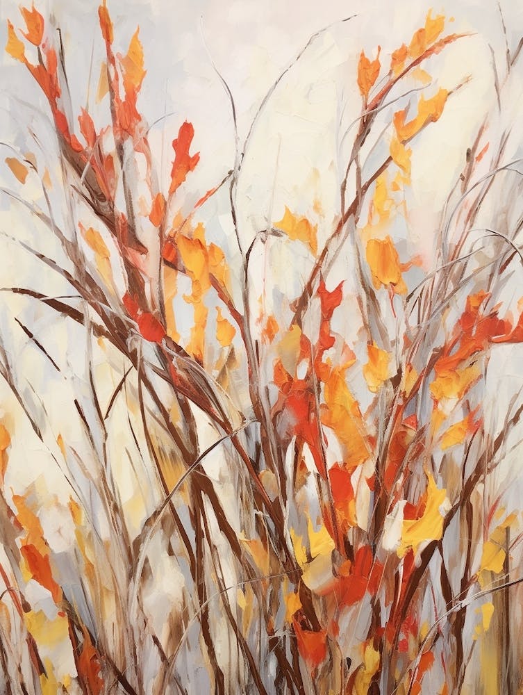 Fall Flower Painting Kangaroo Paw 2