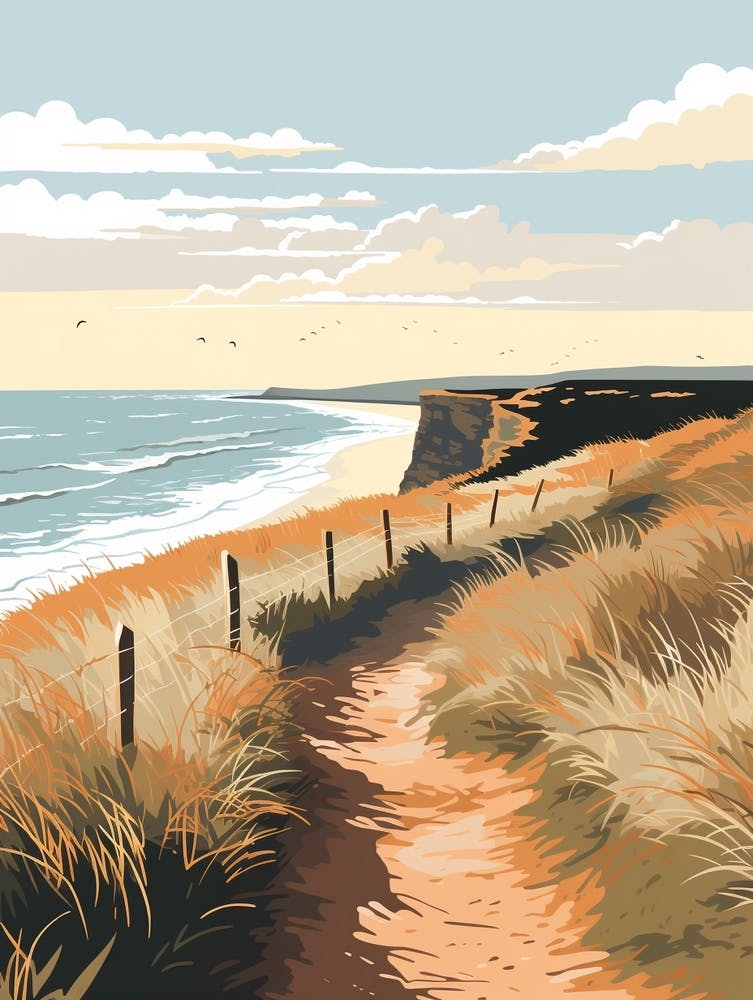 The Wales Coast Path Wales 3 Hiking Trail Landscape