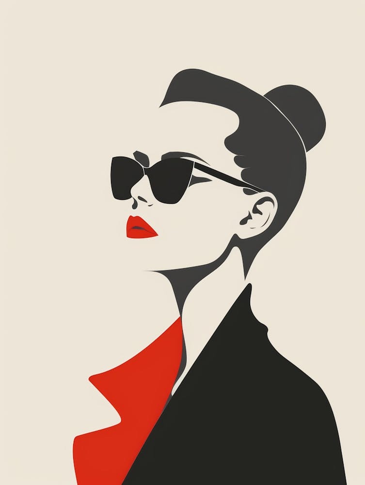 Frau mit Sonnenbrille 11