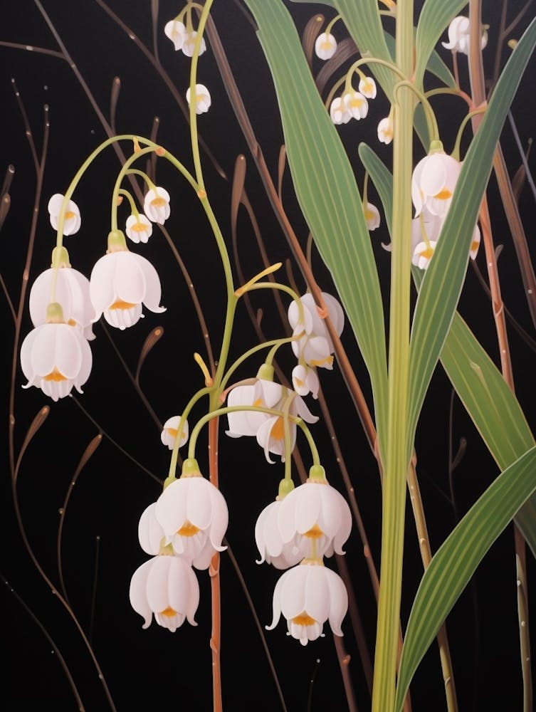 Flower Illustration Lily Of The Valley 1