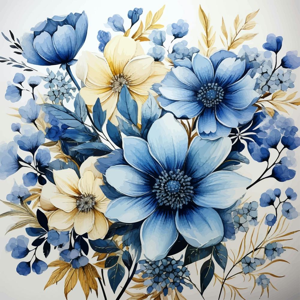 Blue Flowers