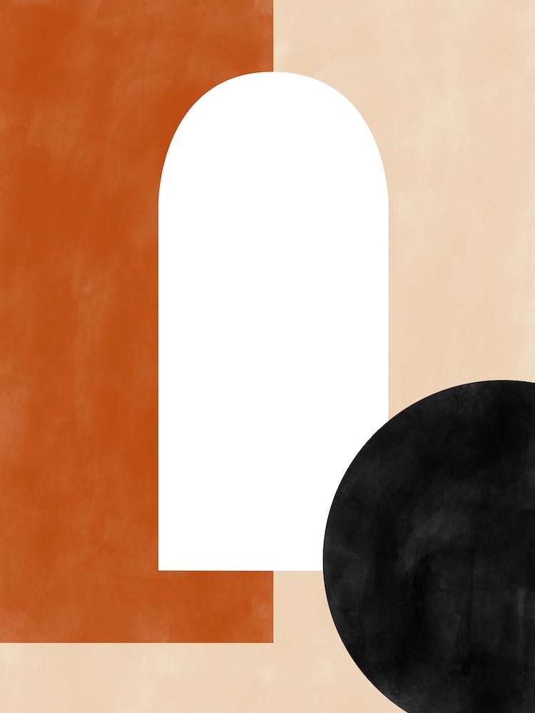 Affiche Arches Abstraites