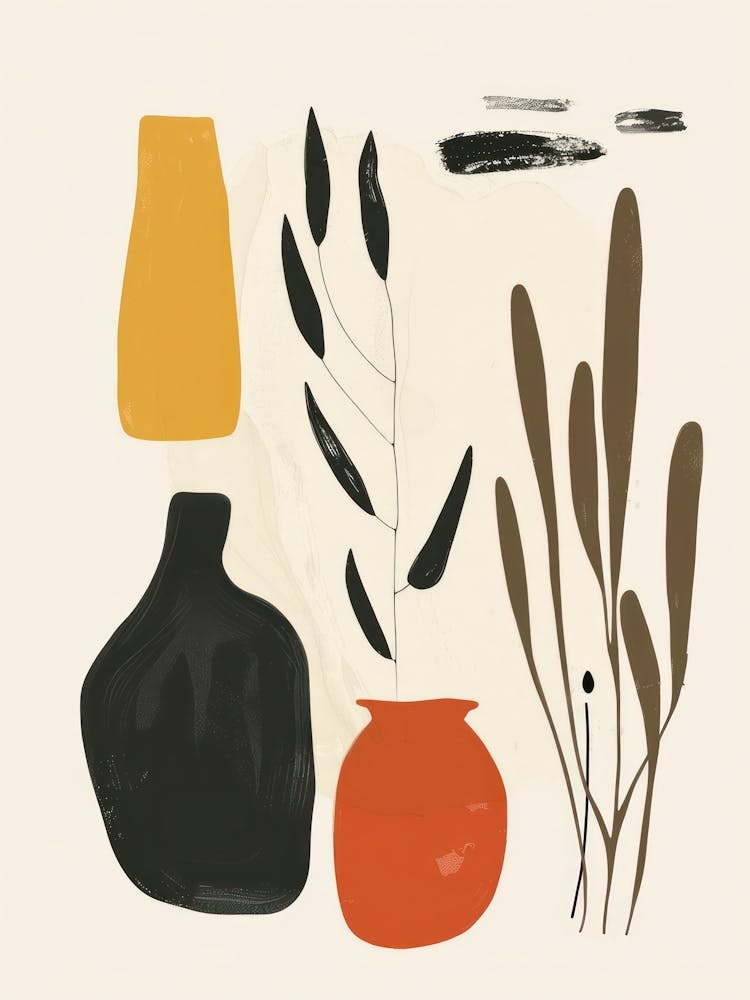 Abstract Objects Flat Illustration 6