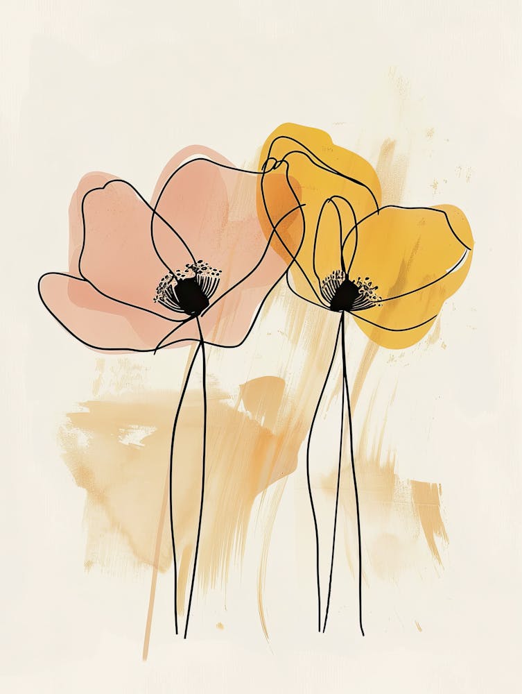 Nice Flower Market Boho Minimalist Style