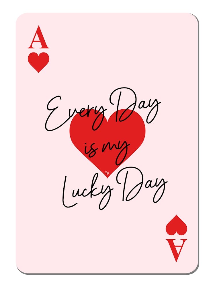 Lucky Day Quote Card