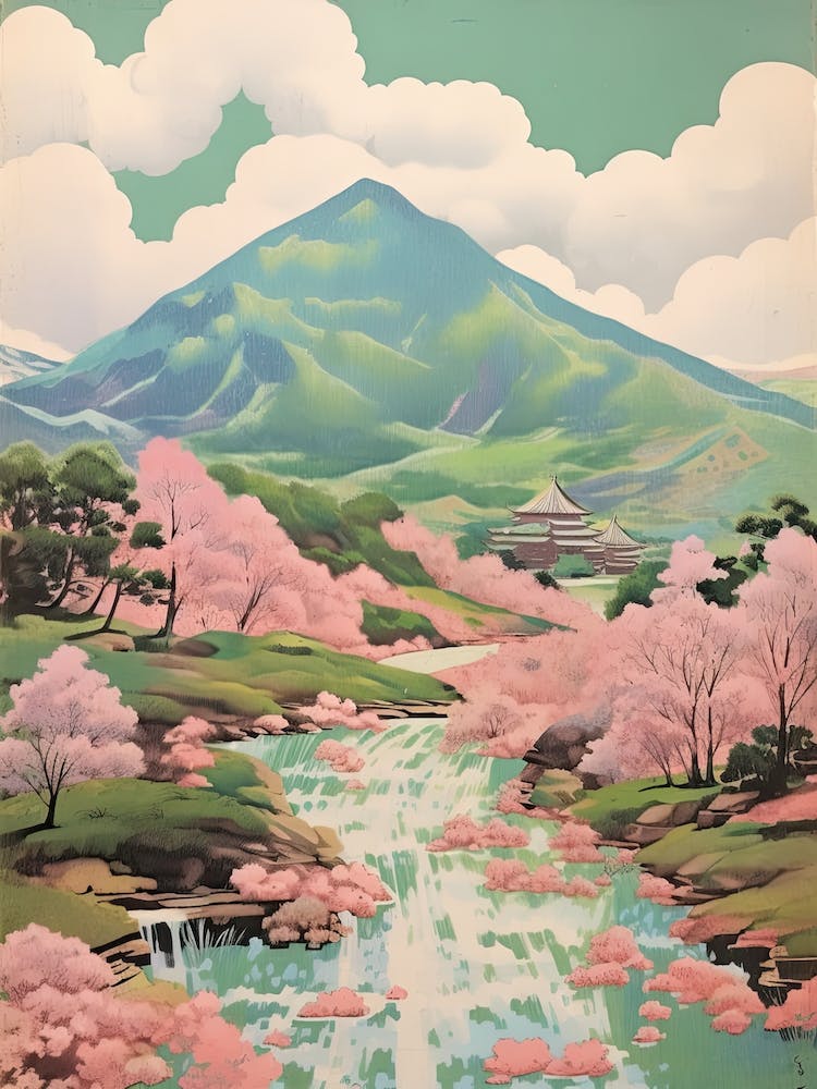 Mount Nantai In Tochigi, Japanese Landscape 2