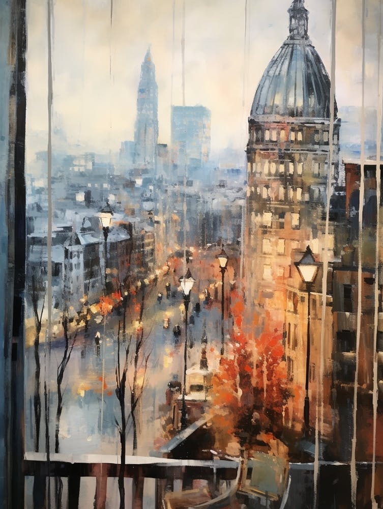 Winter Cityscape London United Kingdom 13