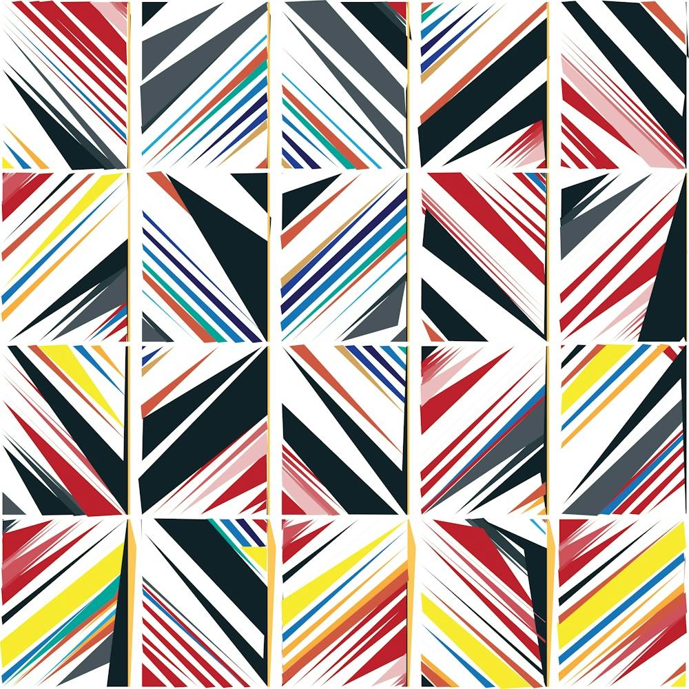 Abstract Geometric Stripes