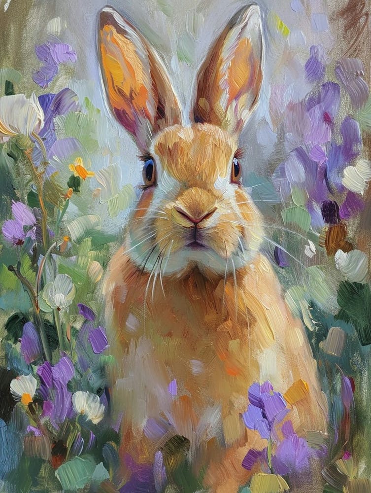 Cinnamon Rabbit Painting 1